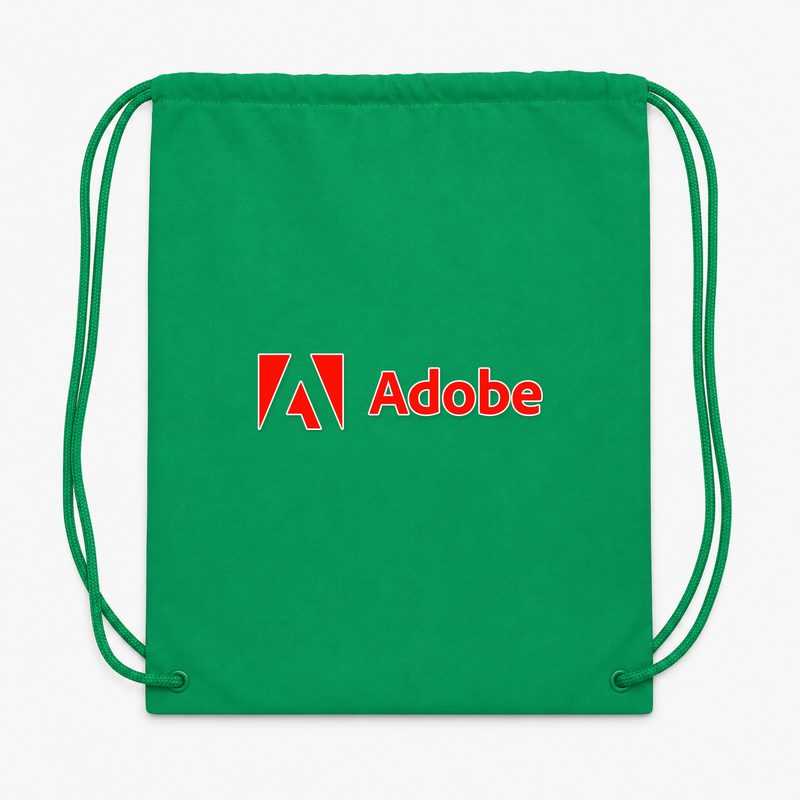 Adobe Corporate Drawstring Bag - Green