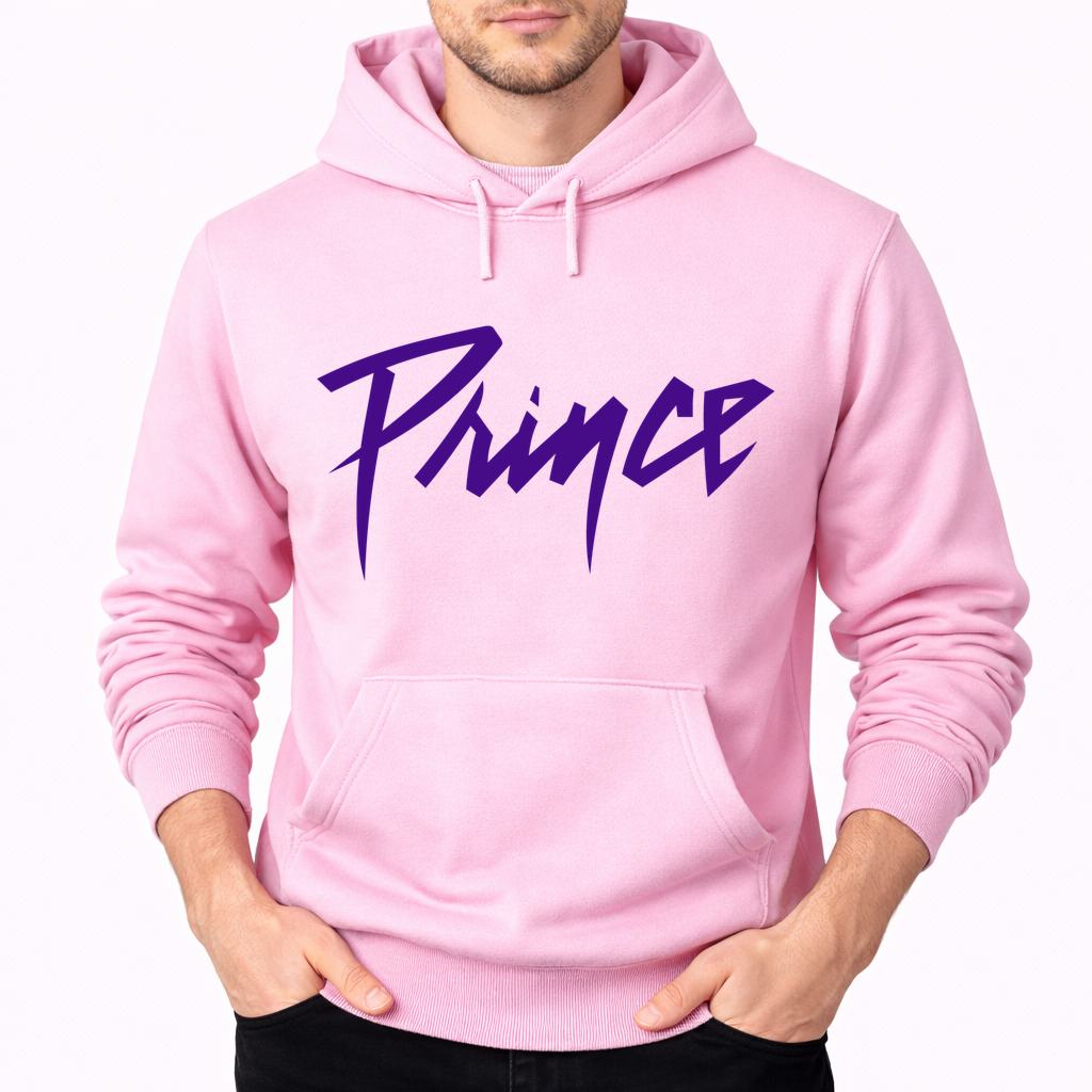 Men's Prince Pullover Hoodie - Pink