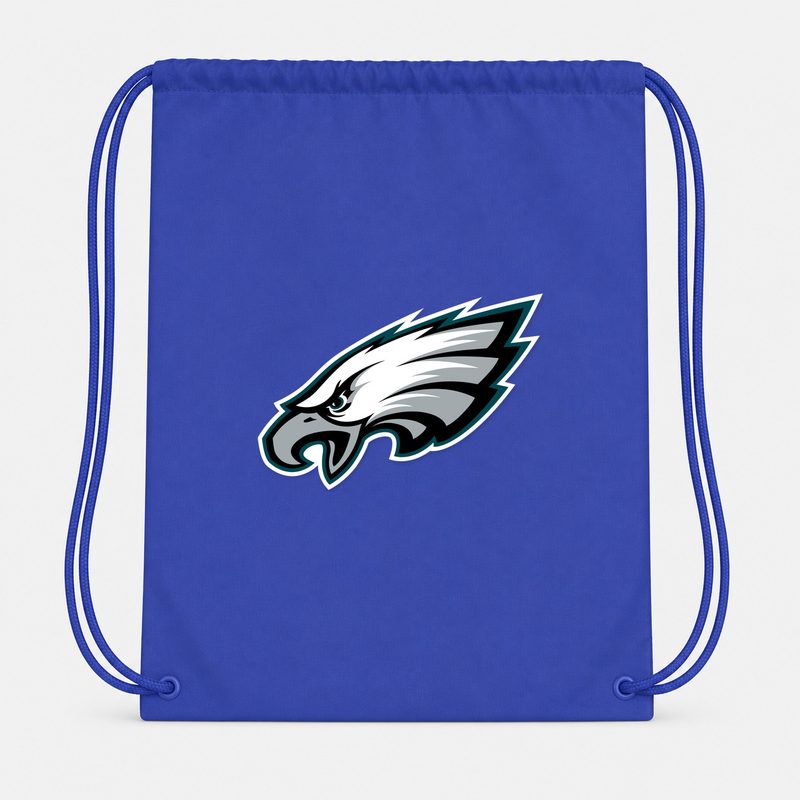 Philadelphia Eagles Drawstring Bag - Blue