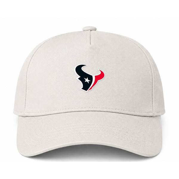 Houston Texans NFL Logo Beige Dad Baseball Cap Hat