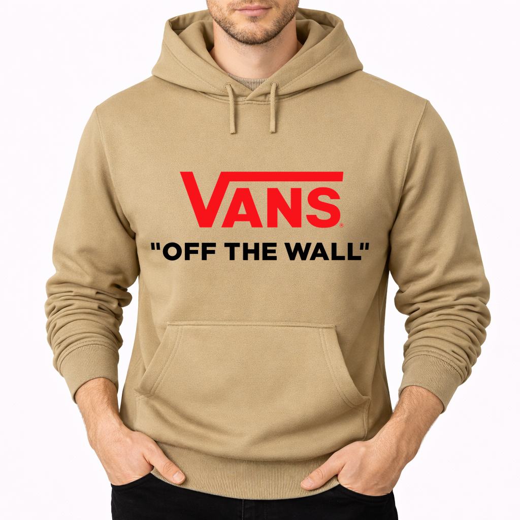 Men's Vans Pullover Hoodie - Tan
