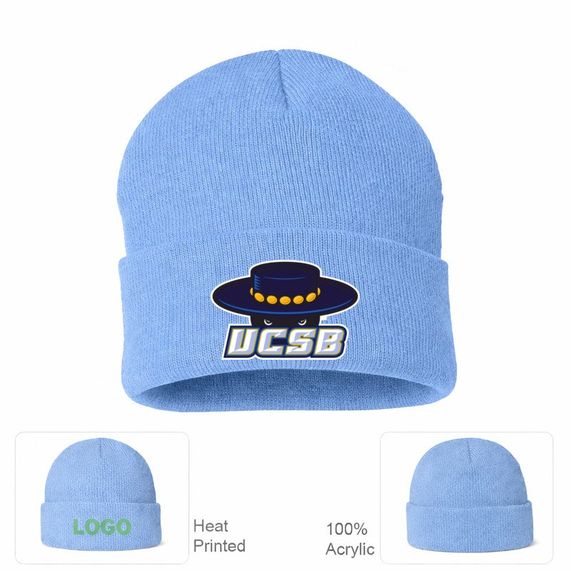 UCSB Gauchos Sky Blue Beanie Hat