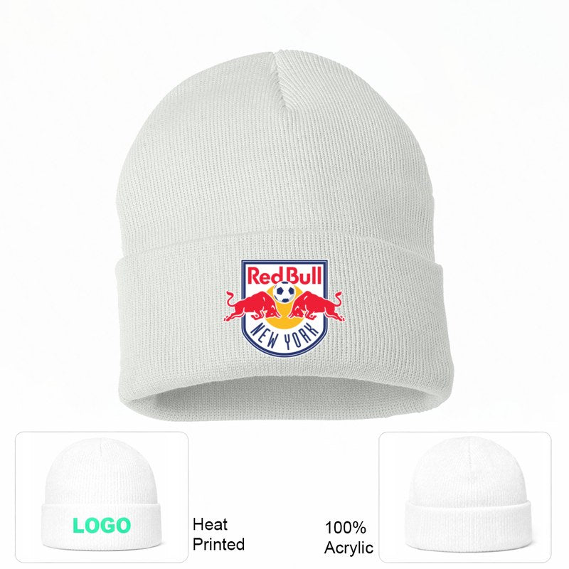 New York Red Bulls White Beanie Hat