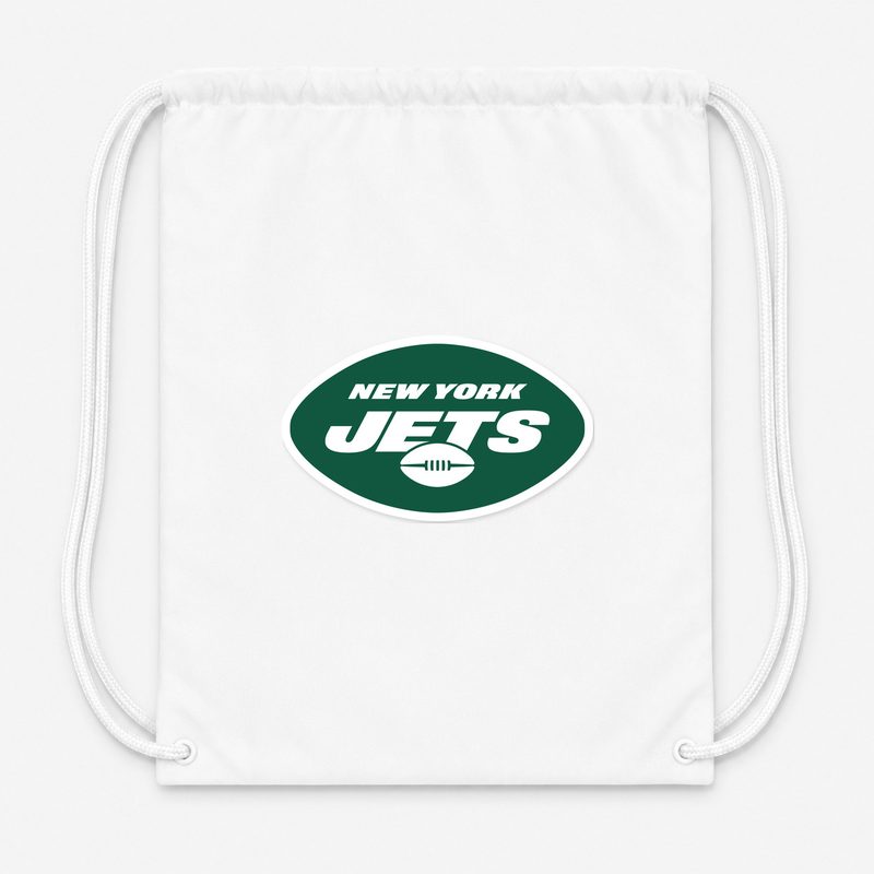 New York Jets Drawstring Bag - White