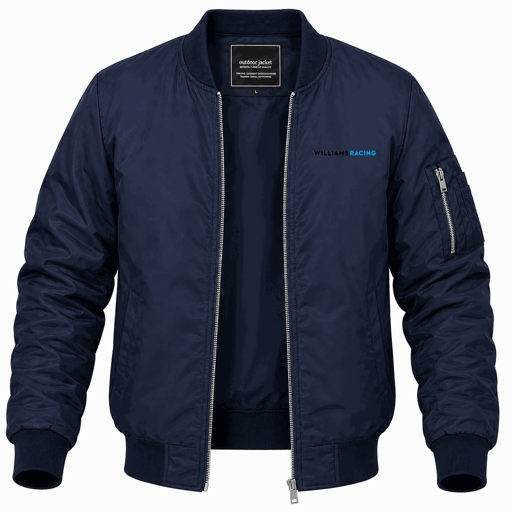 Men's Williams Racing Lightweight Bomber Jacket - Navy