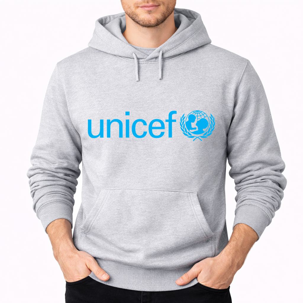 Men's UNICEF Pullover Hoodie - Gray