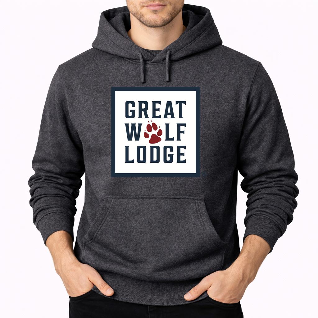 Men's Great Wolf Lodge Pullover Hoodie - Charcoal