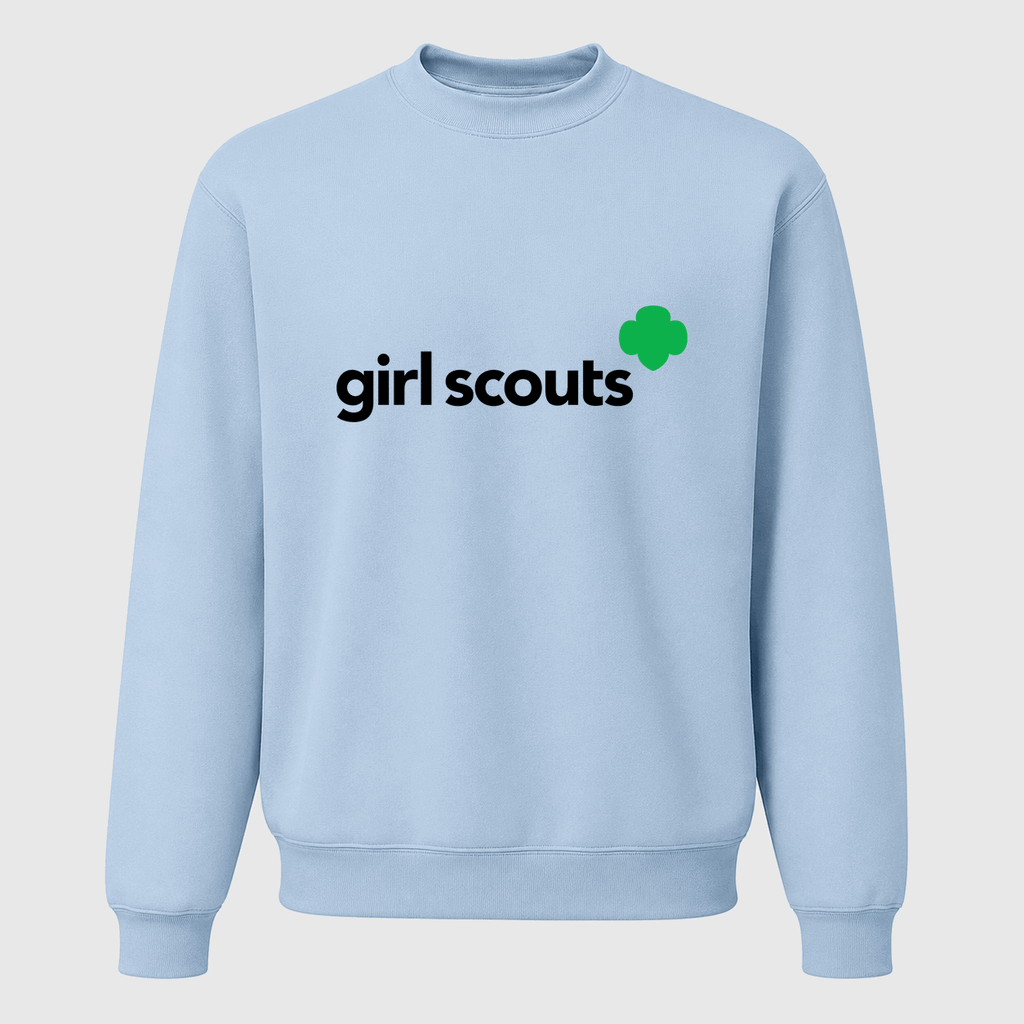 Men's Girl Scouts Logo Crewneck Sweatshirt - Sky Blue