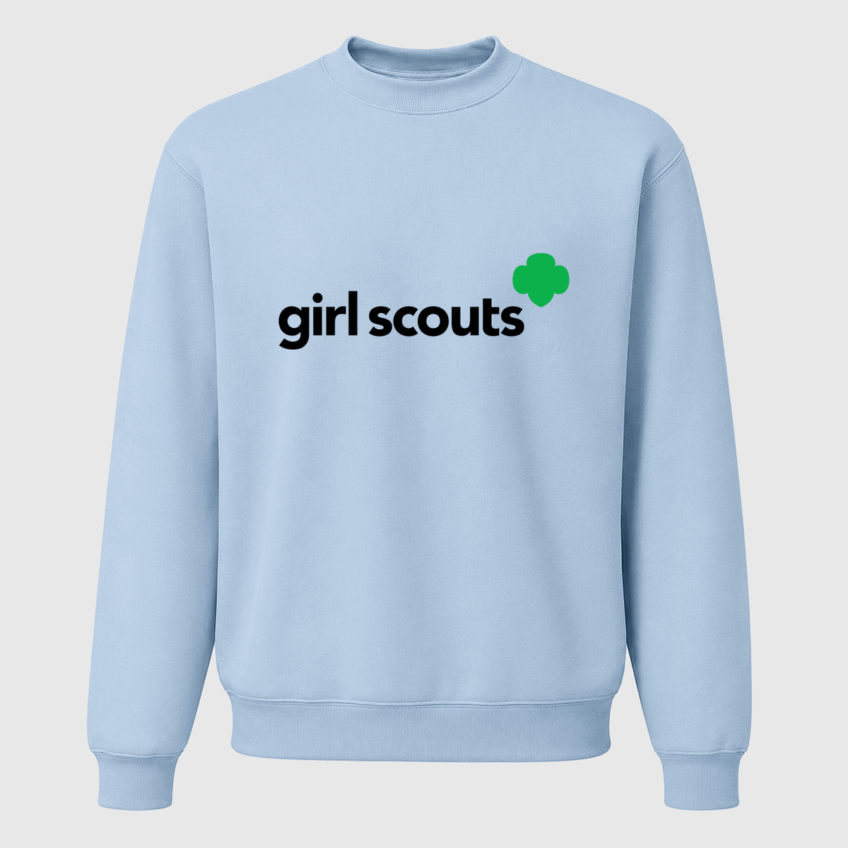 Men's Girl Scouts Logo Crewneck Sweatshirt - Sky Blue