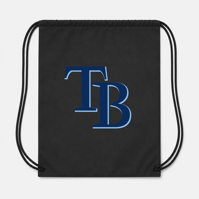 Tampa Bay Rays Drawstring Bag - Black