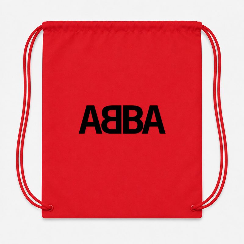 Abba Drawstring Bag - Red