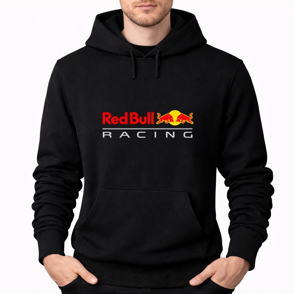 Men's Red Bull Racing Pullover Hoodie - Black