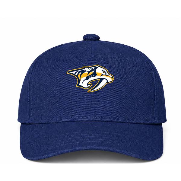 Nashville Predators NHL Logo Navy Dad Baseball Cap Hat