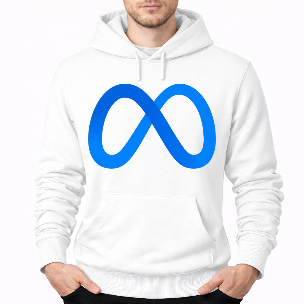 Men's Meta Pullover Hoodie - White