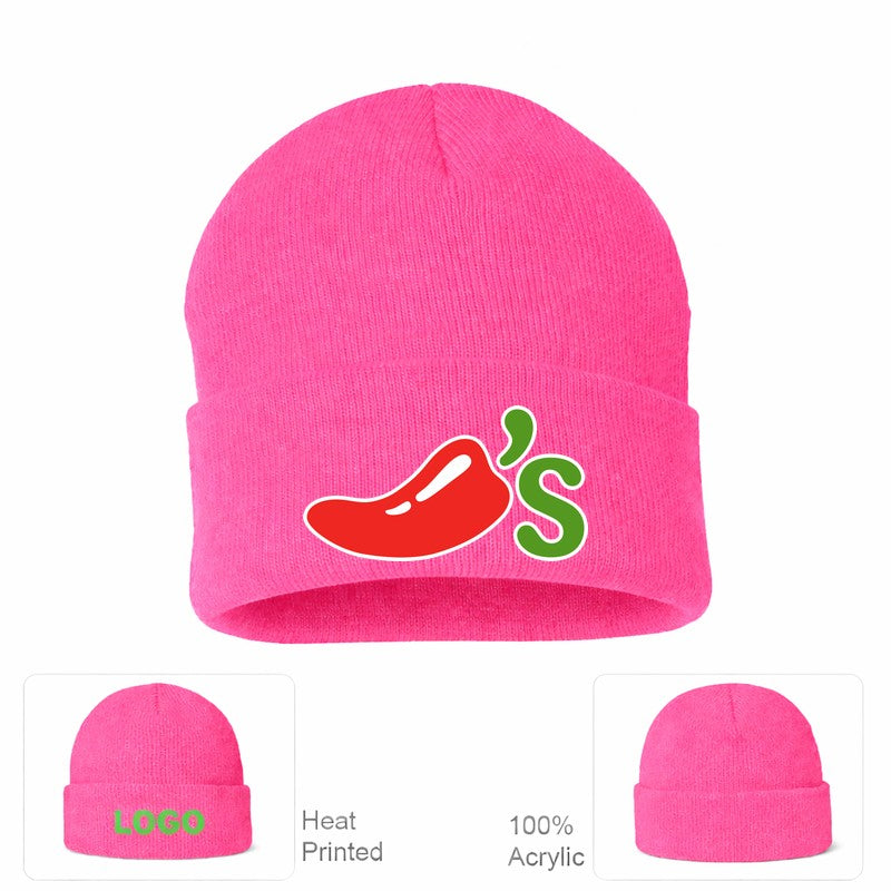 Chili's Pink Beanie Hat