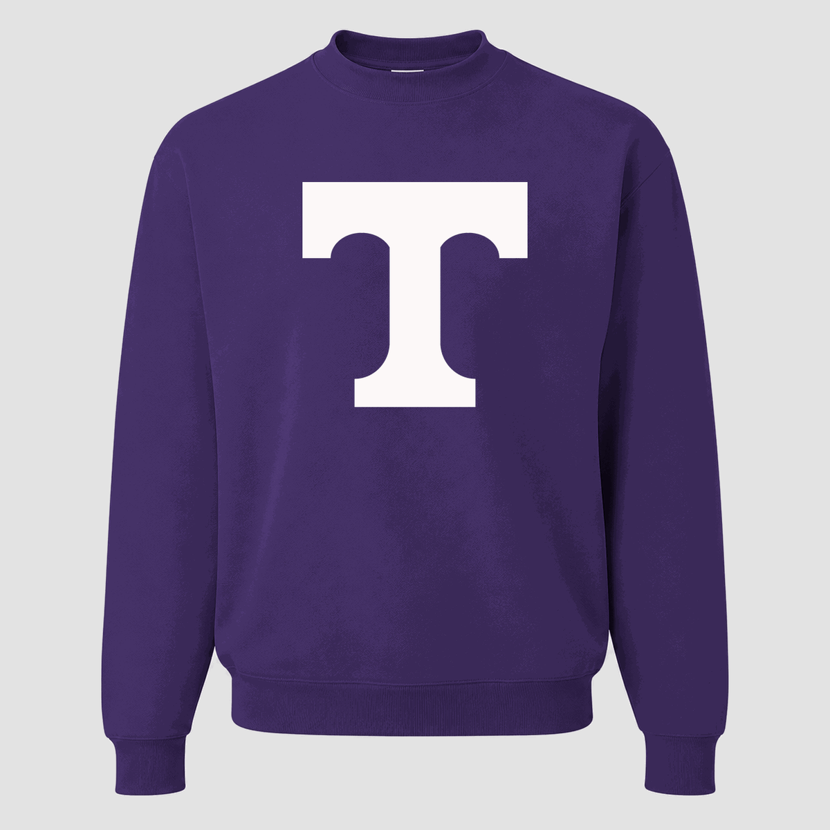 Men's Tennessee Volunteers Logo 2 Crewneck Sweatshirt - Purple