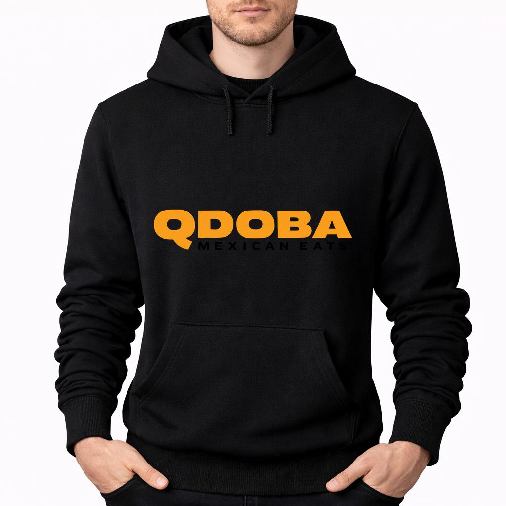 Men's Qdoba Pullover Hoodie - Black