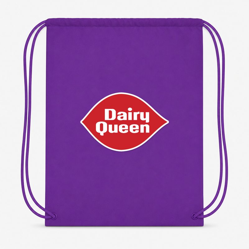 Dairy Queen Drawstring Bag - Purple