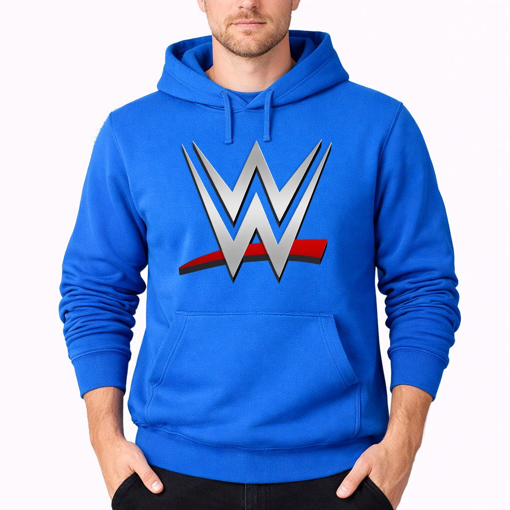 Men's WWE Wrestling Pullover Hoodie - Azure