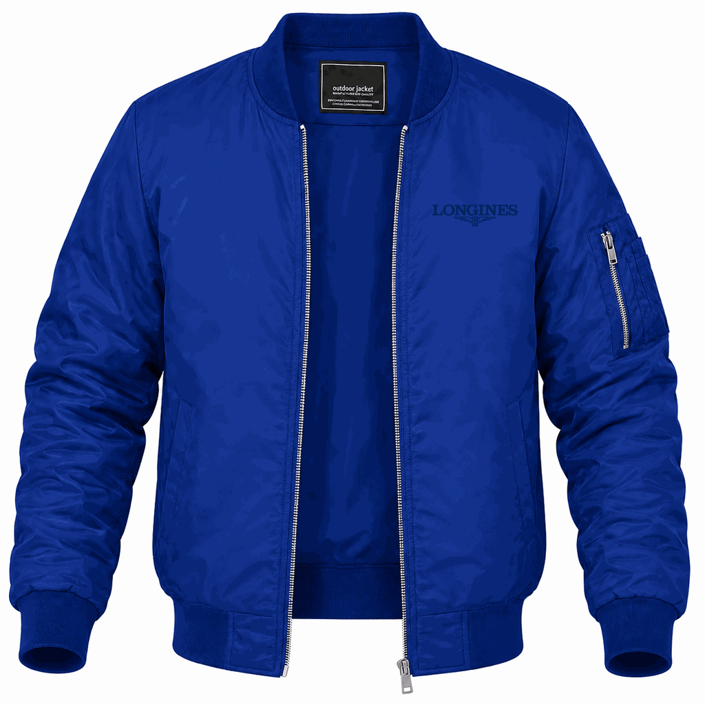 Men's Longines Lightweight Bomber Jacket - Blue