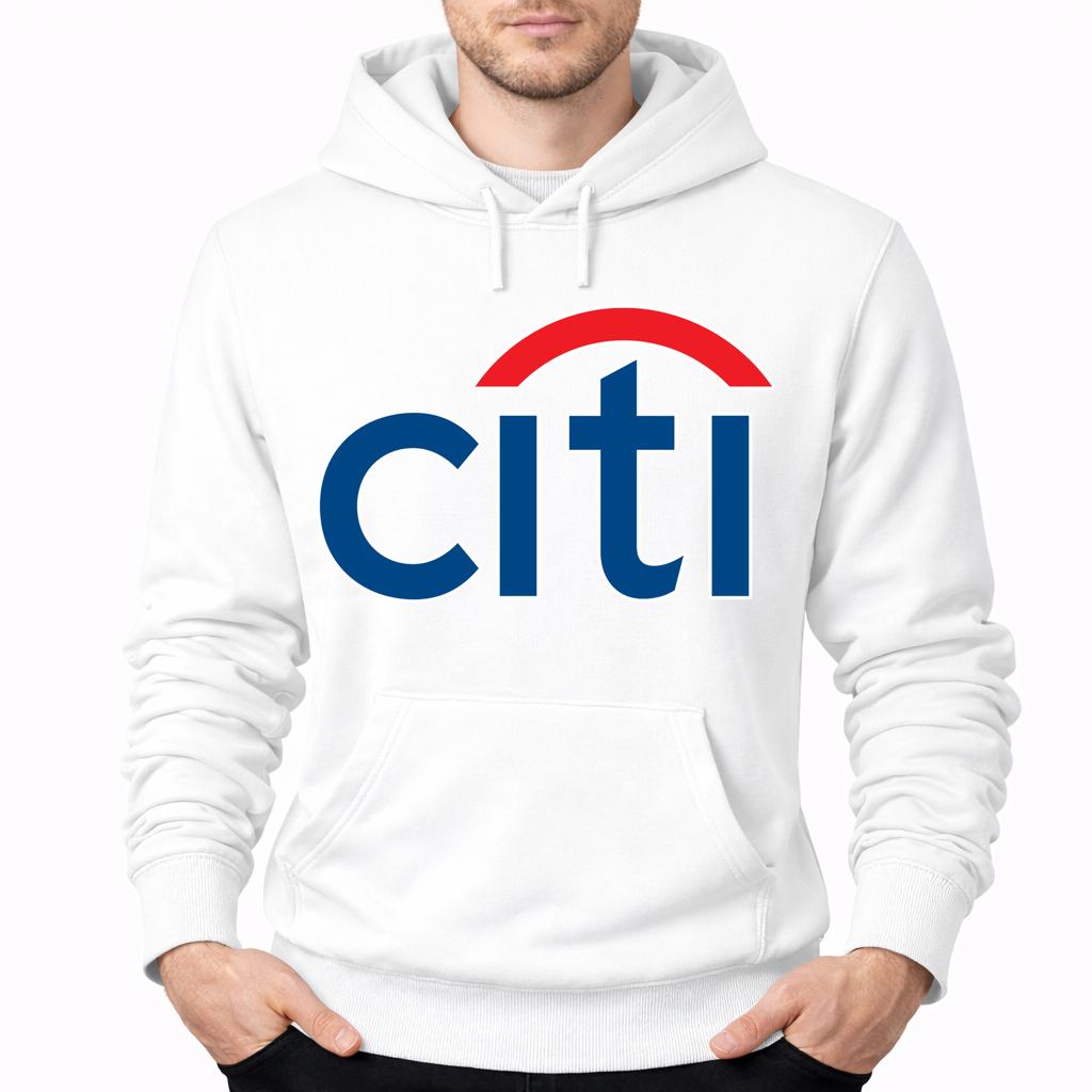Men's Citi Bank Pullover Hoodie - White