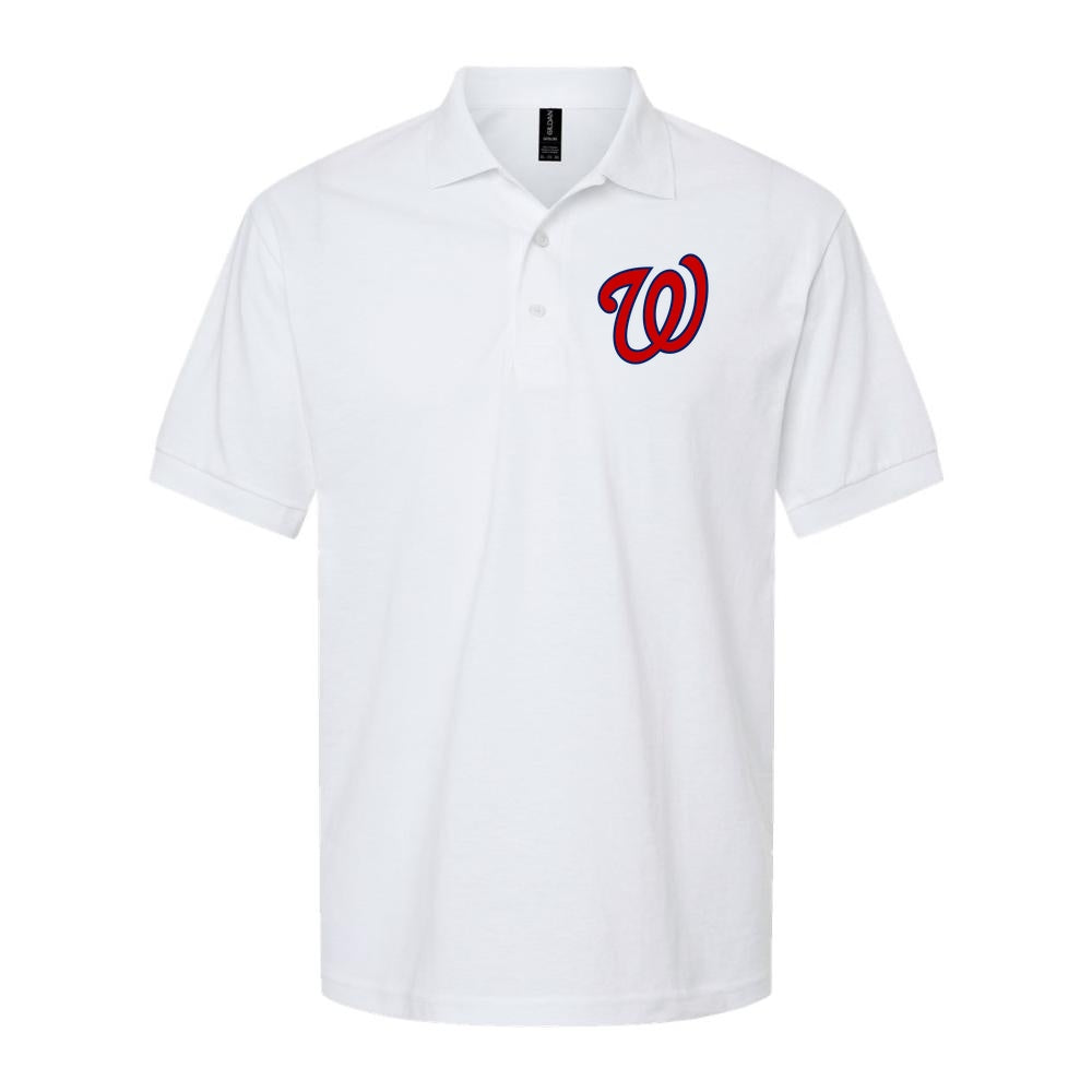 Men's Washington Nationals Dry Blend Polo - White