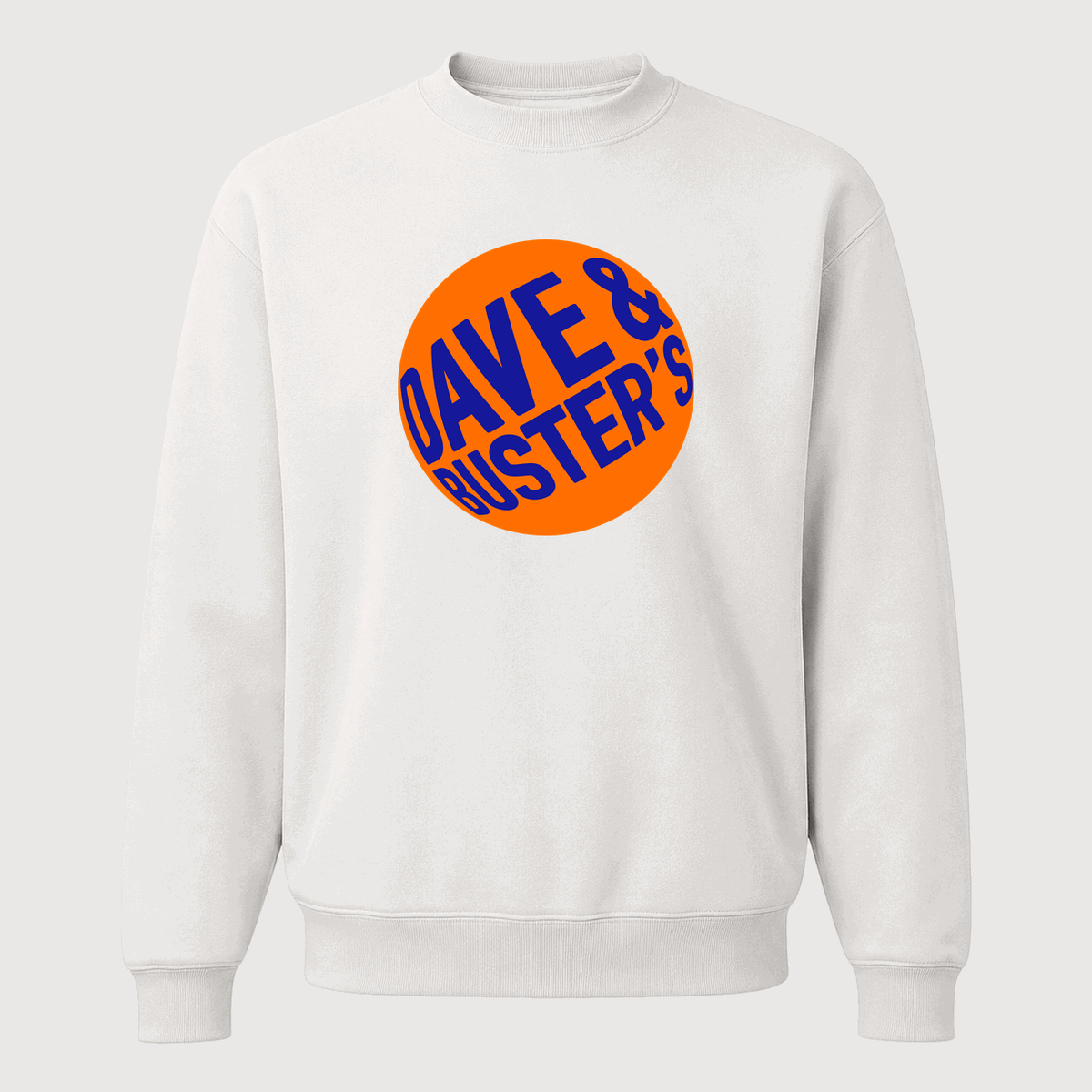Men's Dave & Buster's Crewneck Sweatshirt - White