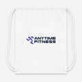 Anytime Fitness Drawstring Bag - White