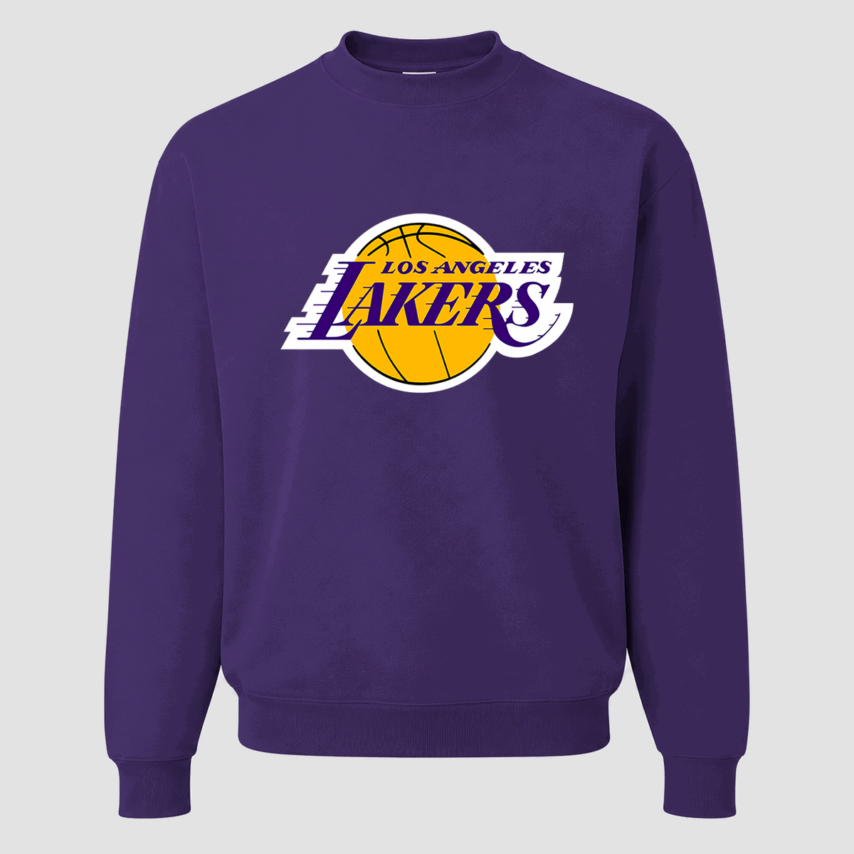 Men's Los Angeles Lakers Crewneck Sweatshirt - Purple