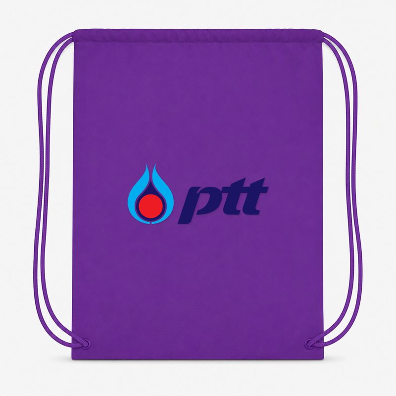 PTT Drawstring Bag - Purple