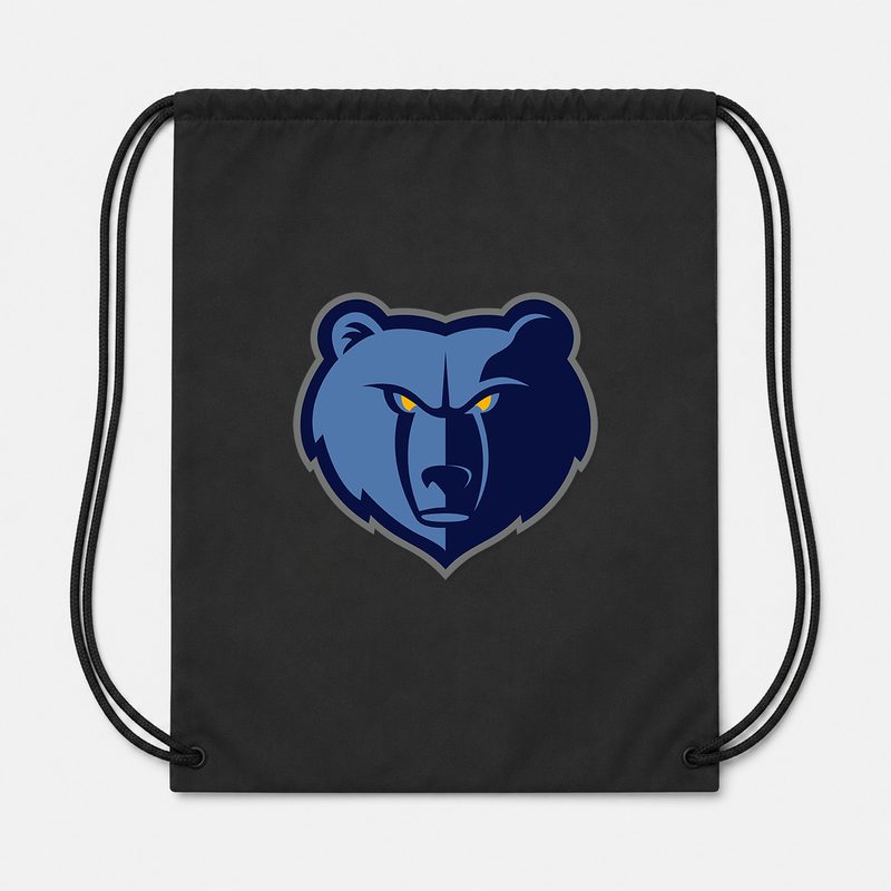 Memphis Grizzlies Drawstring Bag - Black