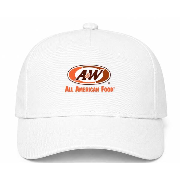 A&W Logo White Dad Baseball Cap Hat