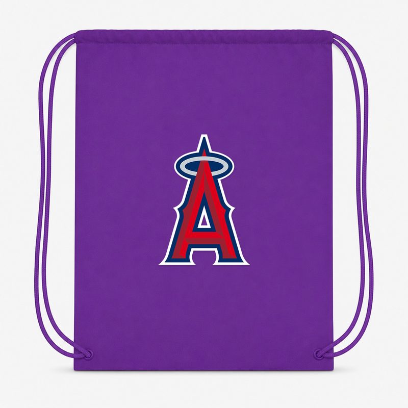Los Angeles Angels Drawstring Bag - Purple