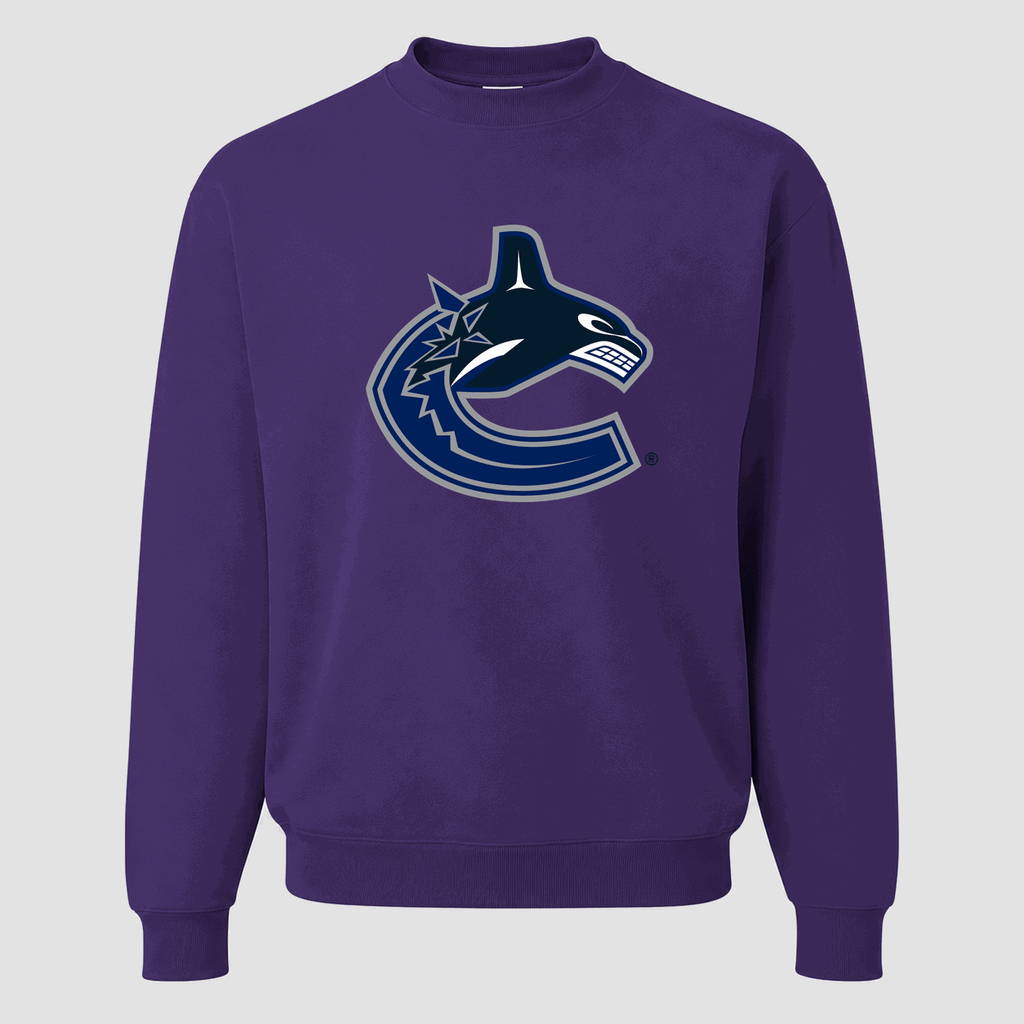 Men's Vancouver Canucks Crewneck Sweatshirt - Purple
