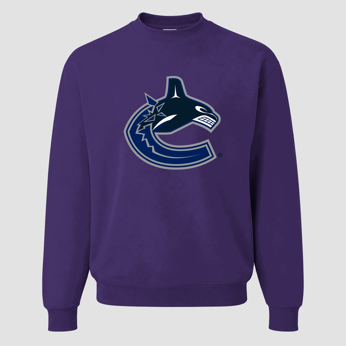 Men's Vancouver Canucks Crewneck Sweatshirt - Purple