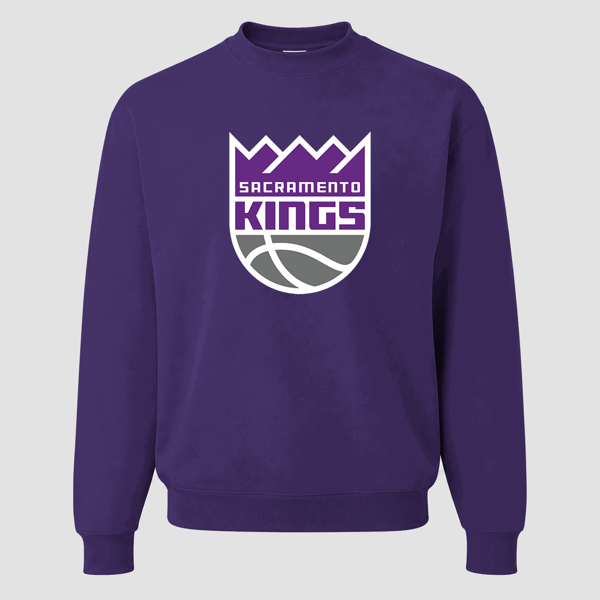 Men's Sacramento Kings Crewneck Sweatshirt - Purple