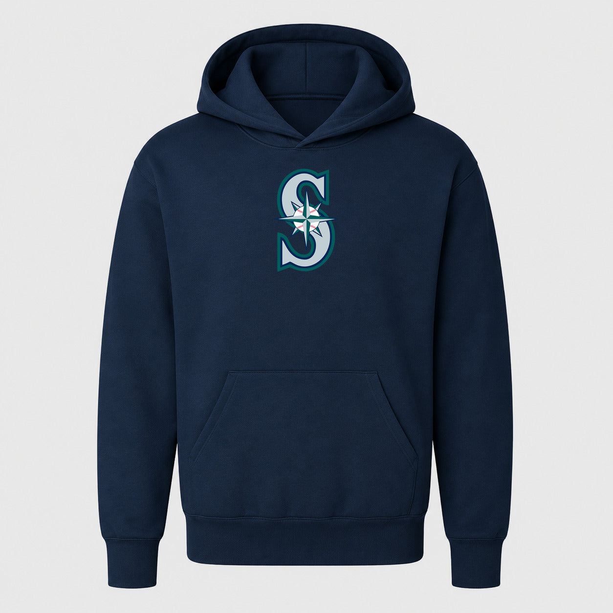 Youth Seattle Mariners Pullover Hoodie - Navy