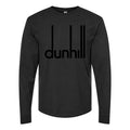 Men's Dunhill black Long sleeves Cotton Blend T-Shirt - Black