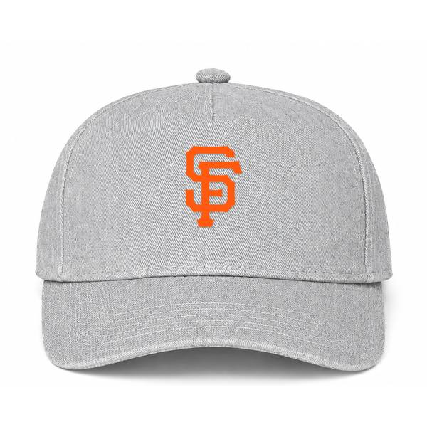 San Francisco Giants MLB Logo Gray Dad Baseball Cap Hat