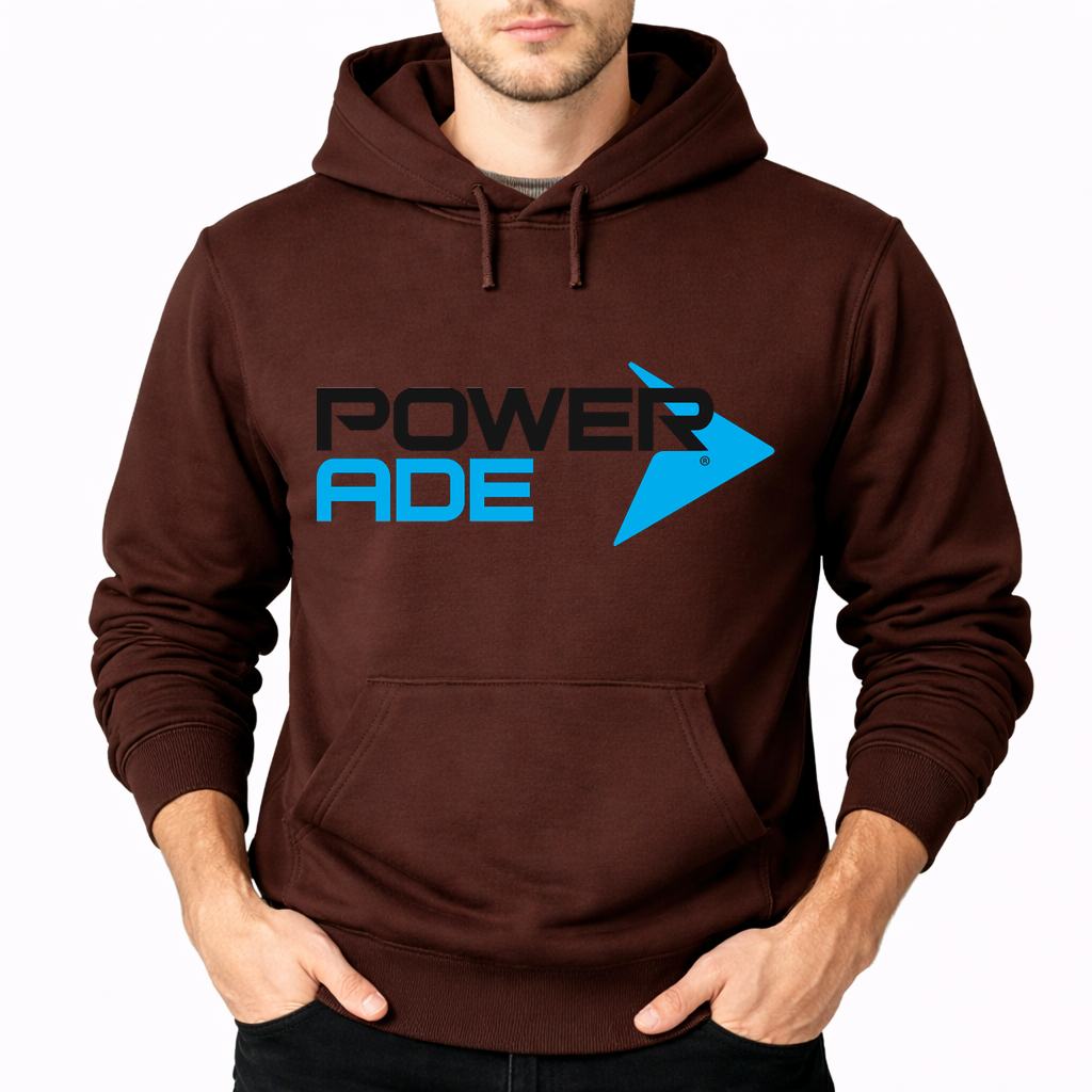 Men's Powerade Pullover Hoodie - Brown