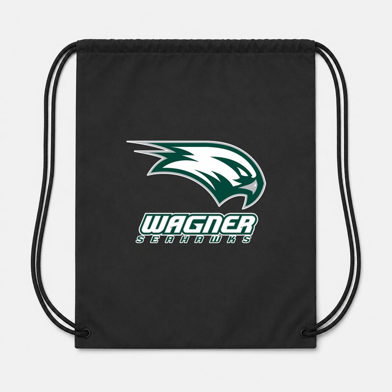 Wagner Seahawks Drawstring Bag - Black