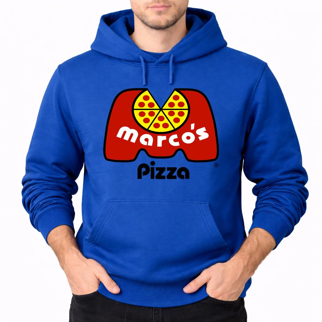 Men's Marcos Pizza Pullover Hoodie - Blue