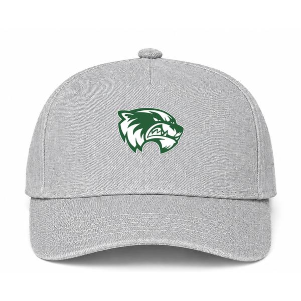 Utah Valley Wolverines Logo Gray Dad Baseball Cap Hat