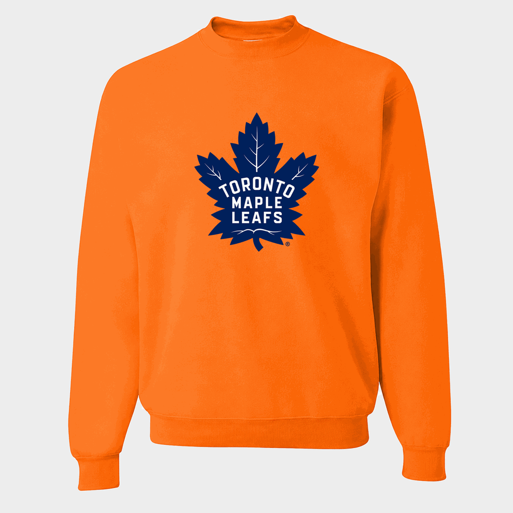 Men's Toronto Maple Leafs Crewneck Sweatshirt - Orange