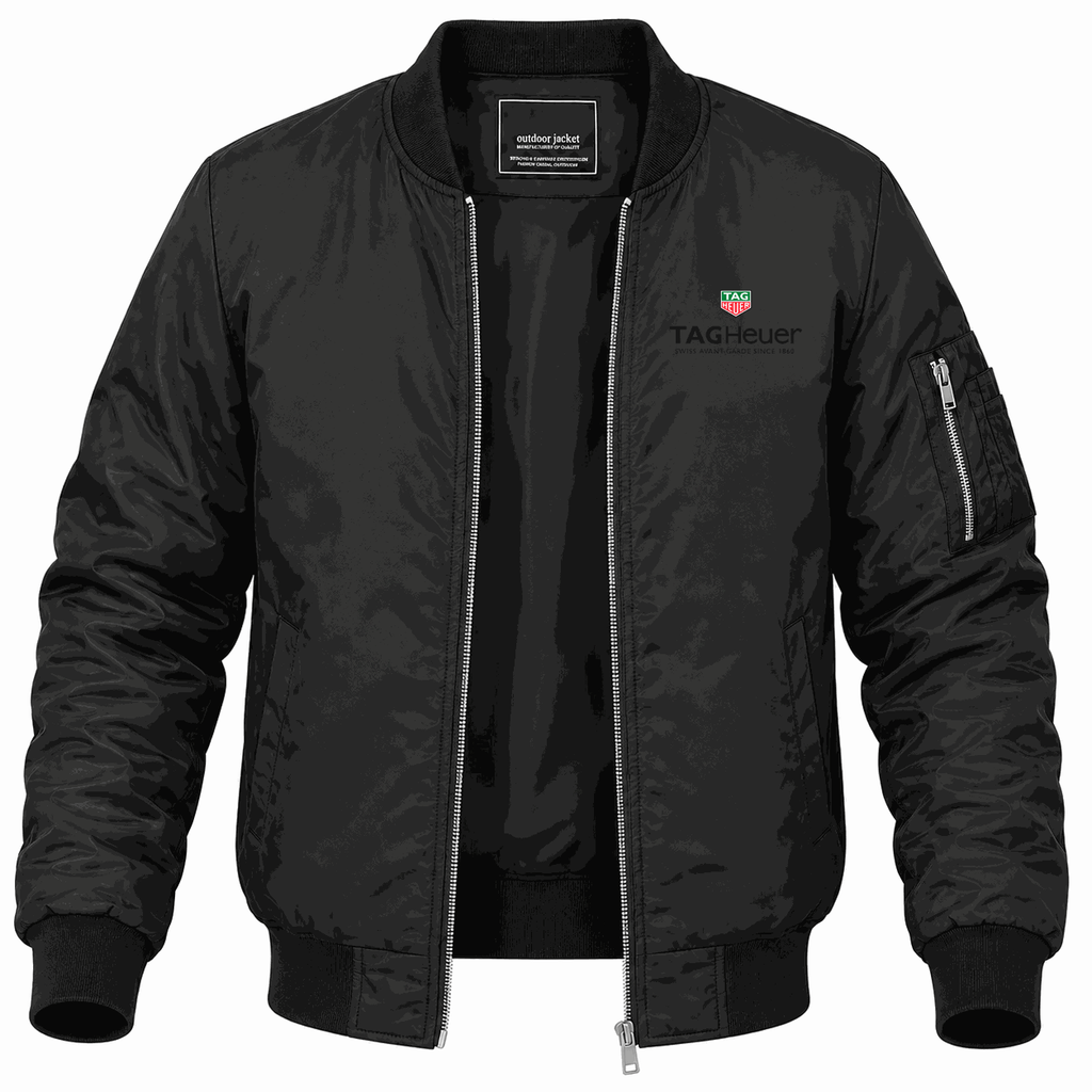 Men's TAG Heuer Lightweight Bomber Jacket - Black