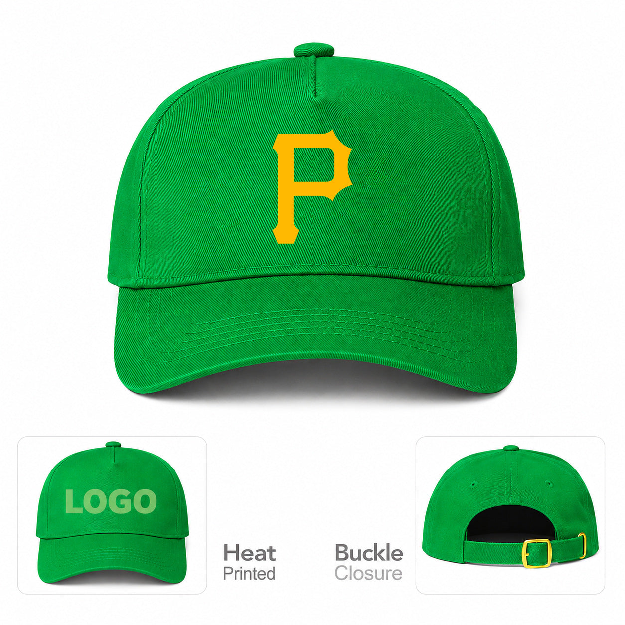 MLB Pittsburgh Pirates Baseball Cap Hat - Green