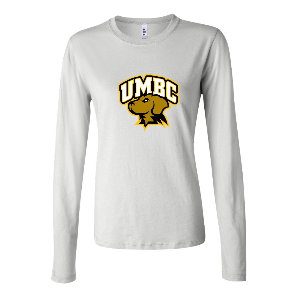 Women's UMBC Retrievers Long Sleeve T-Shirt - White