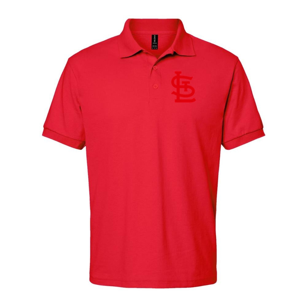 Men's St. Louis Cardinals Dry Blend Polo - Red