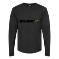 Men's Brawn GP Long sleeves Cotton Blend T-Shirt - Black