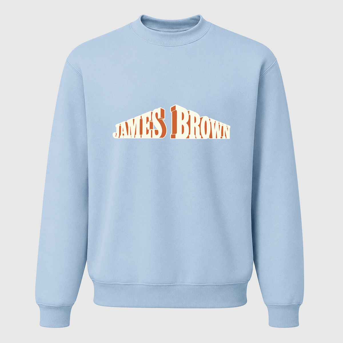 Men's James Brown Crewneck Sweatshirt - Sky Blue